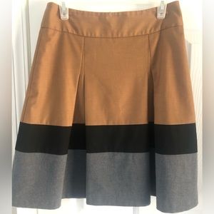 Limited brand brown and black and gray skirt.